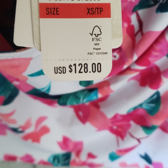 Tommy Bahama Reversible Halter Tankini Top Weekends Size XS NEW - Picture 12 of 16